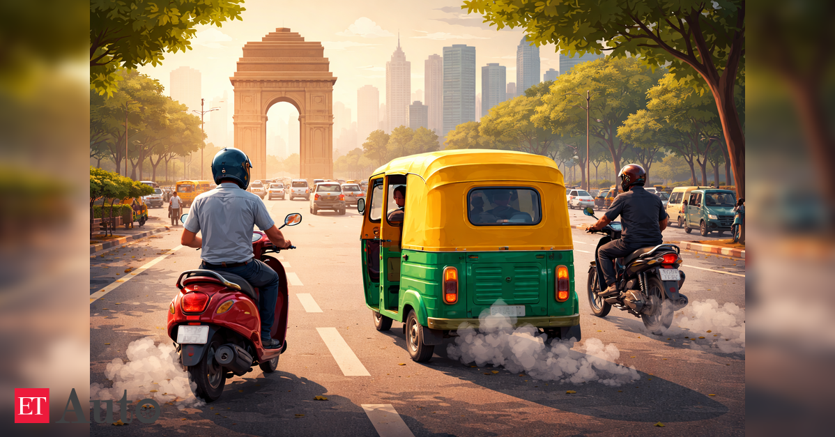 Delhi plans to ban petrol two- and three-wheelers from April 2028